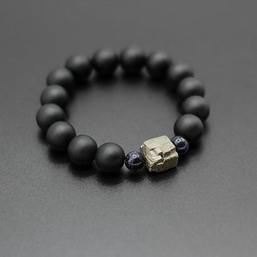 Unique Pyrite Meteorite Natural Guardian Stone Bracelet